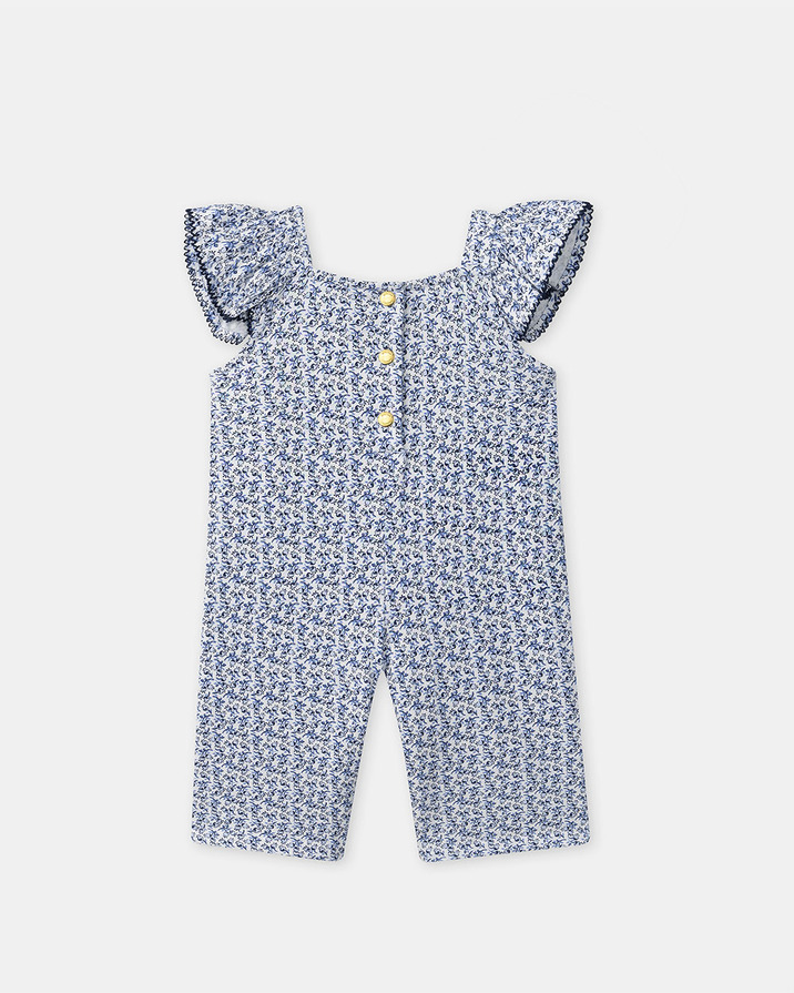 Berry print jumpsuit Blue colour  Sergent Major