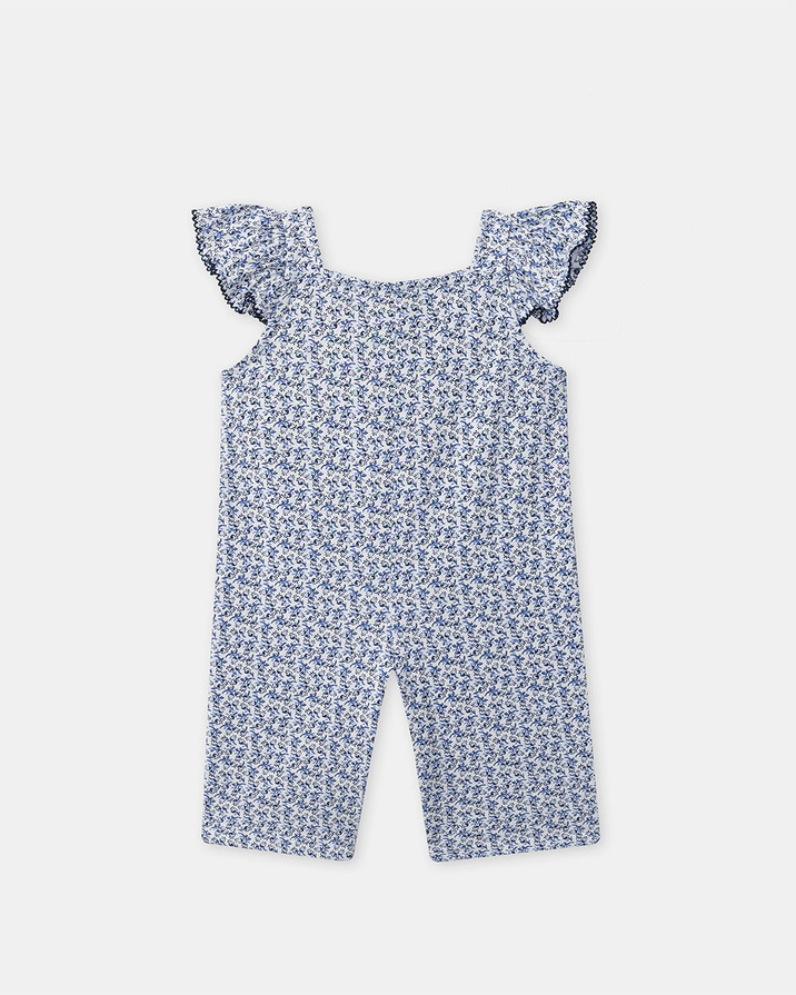Berry print jumpsuit Blue colour  Sergent Major