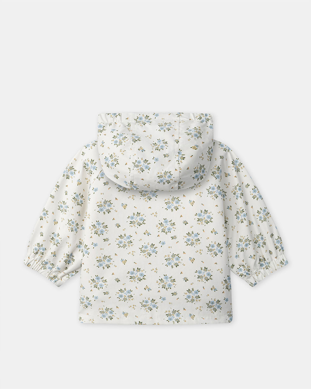 3-in-1 raincoat with floral print Ecru colour  Sergent Major