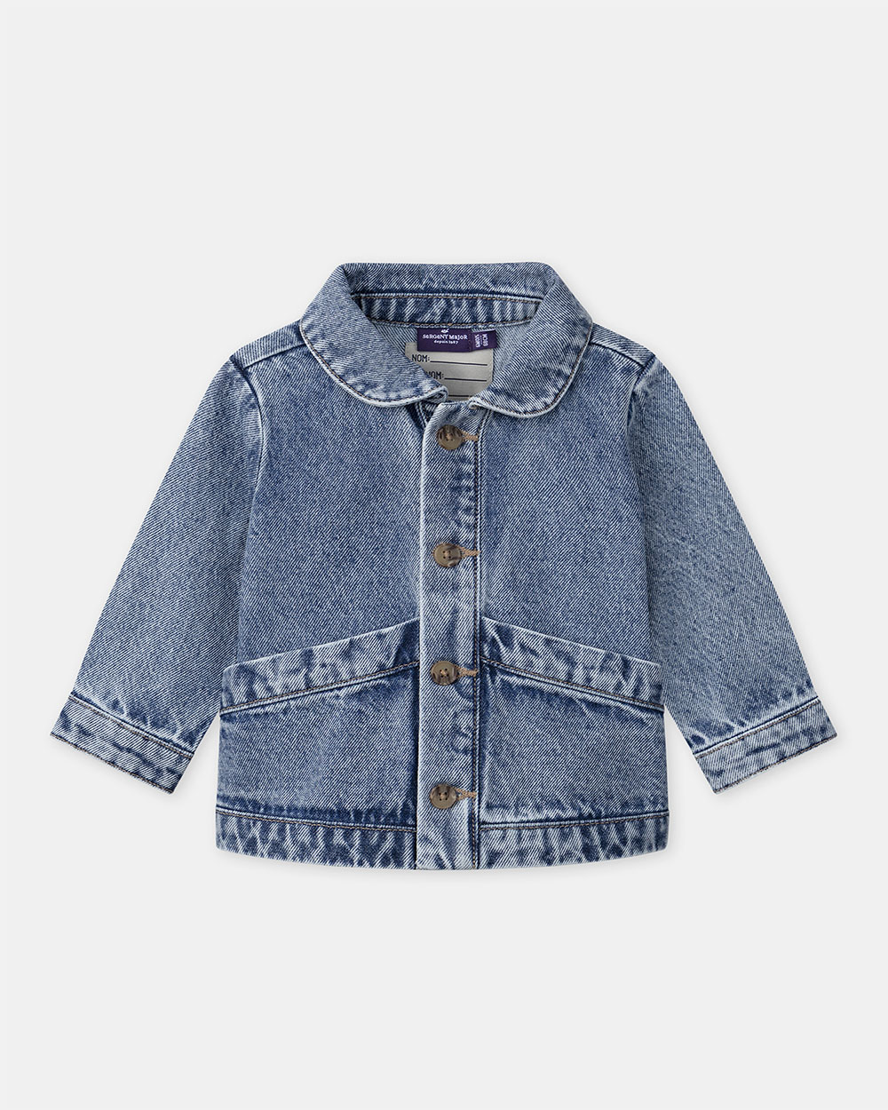 Unisex denim jacket Blue colour  Sergent Major