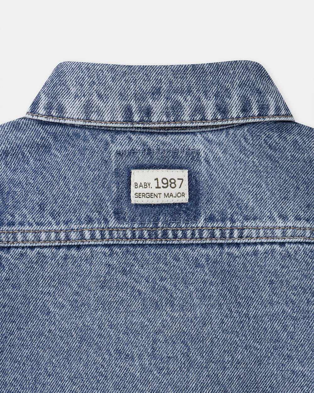 Unisex denim jacket Blue colour  Sergent Major