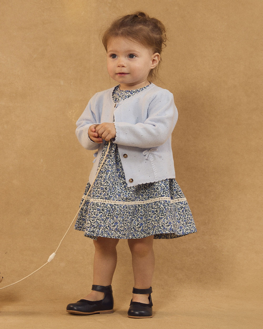 Cardigan with knots Blue colour  Sergent Major