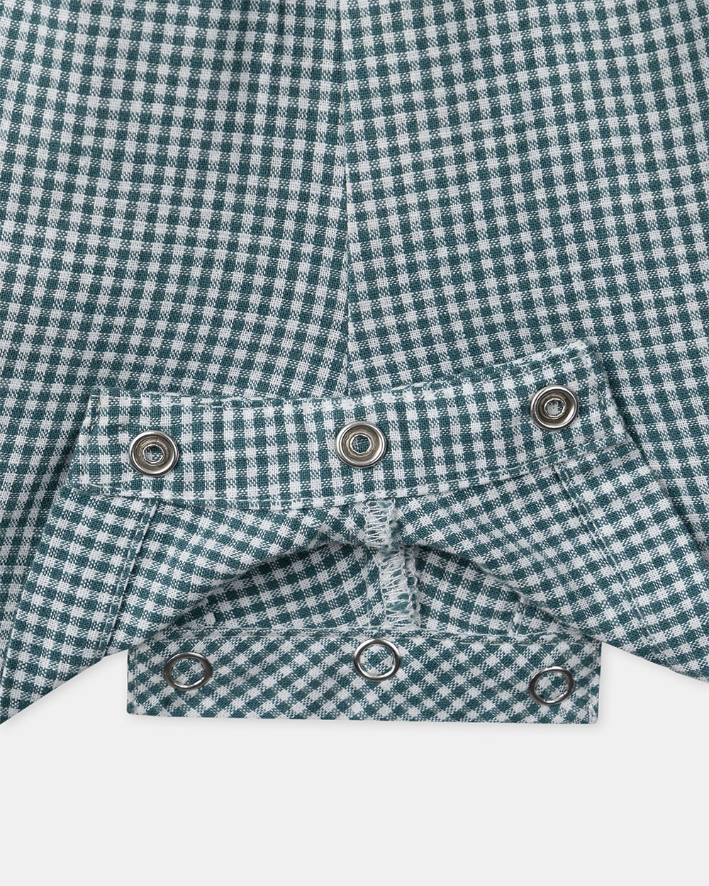 Fancy gingham playsuit Blue colour  Sergent Major
