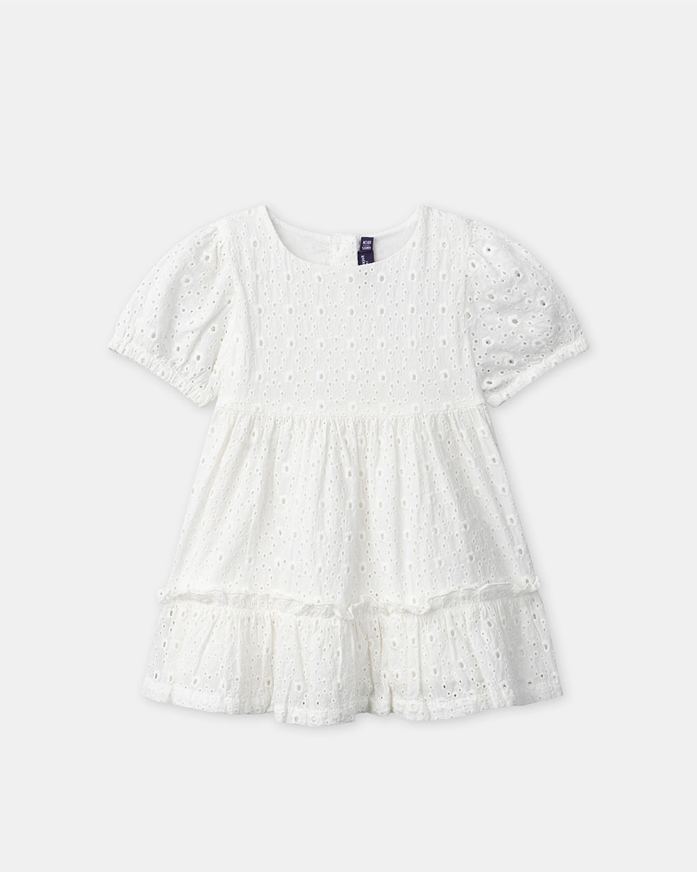 Embroidered dress and bloomers Ecru colour  Sergent Major