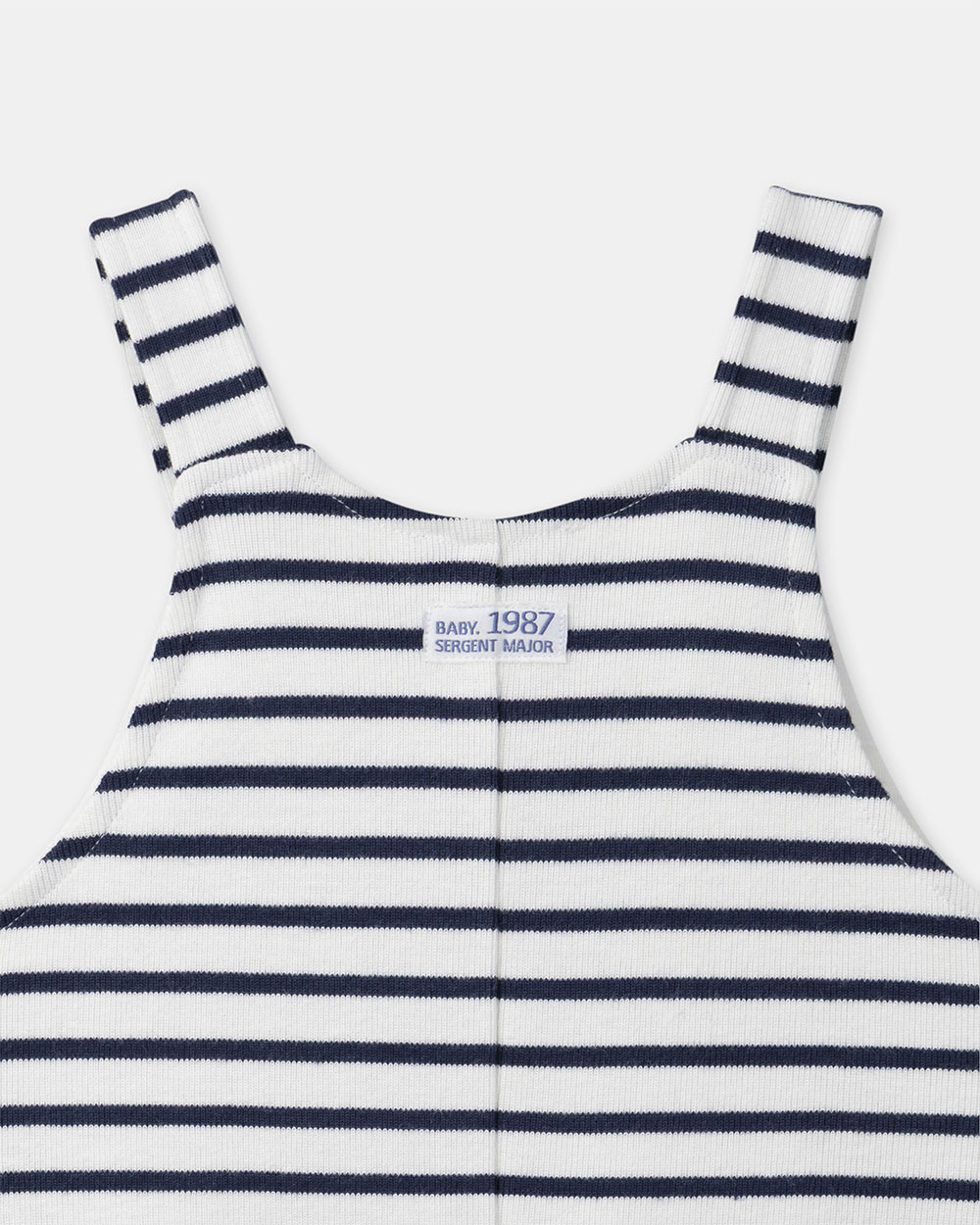 Striped dungarees Navy blue colour  Sergent Major