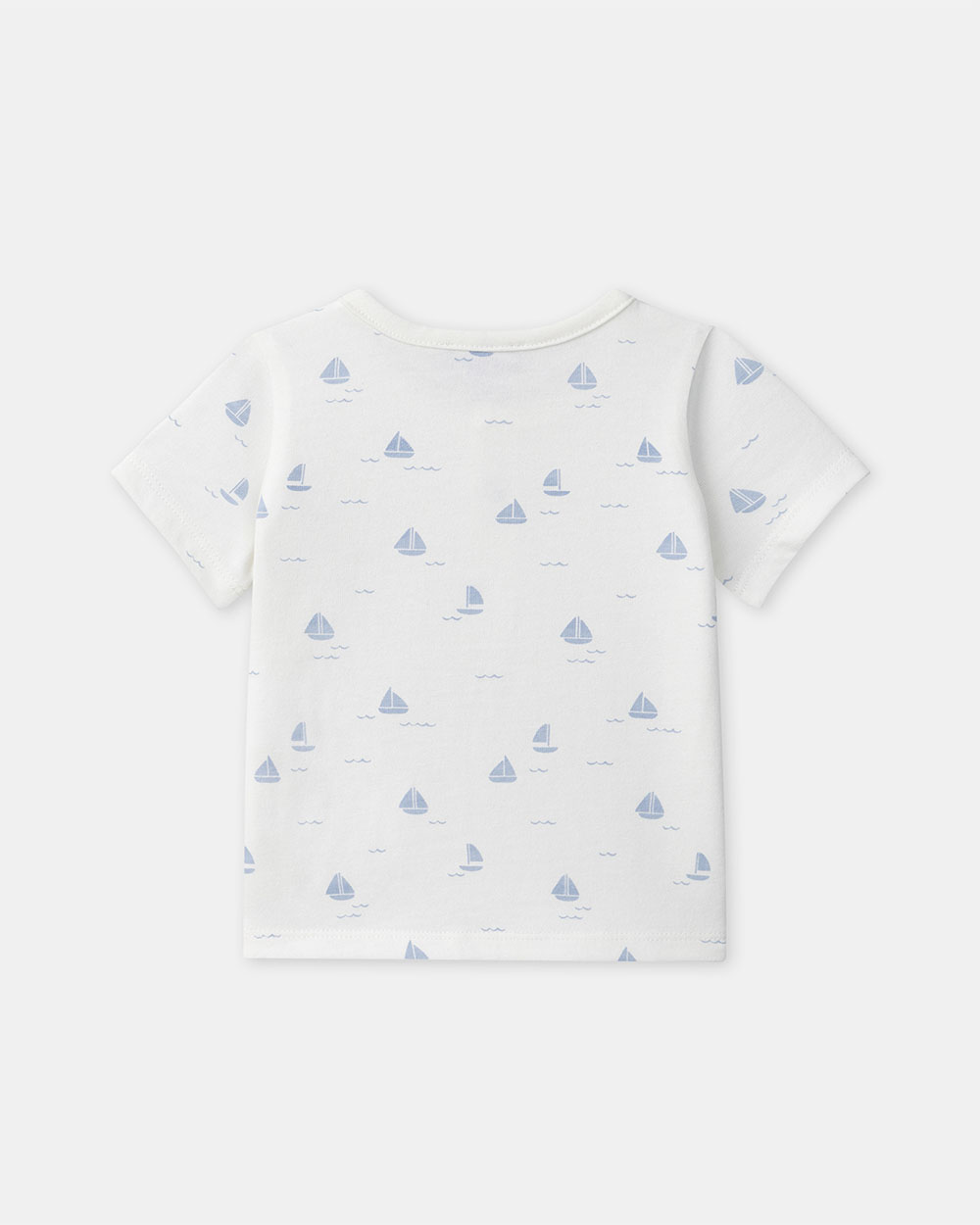Boat print T-shirt Ecru colour  Sergent Major