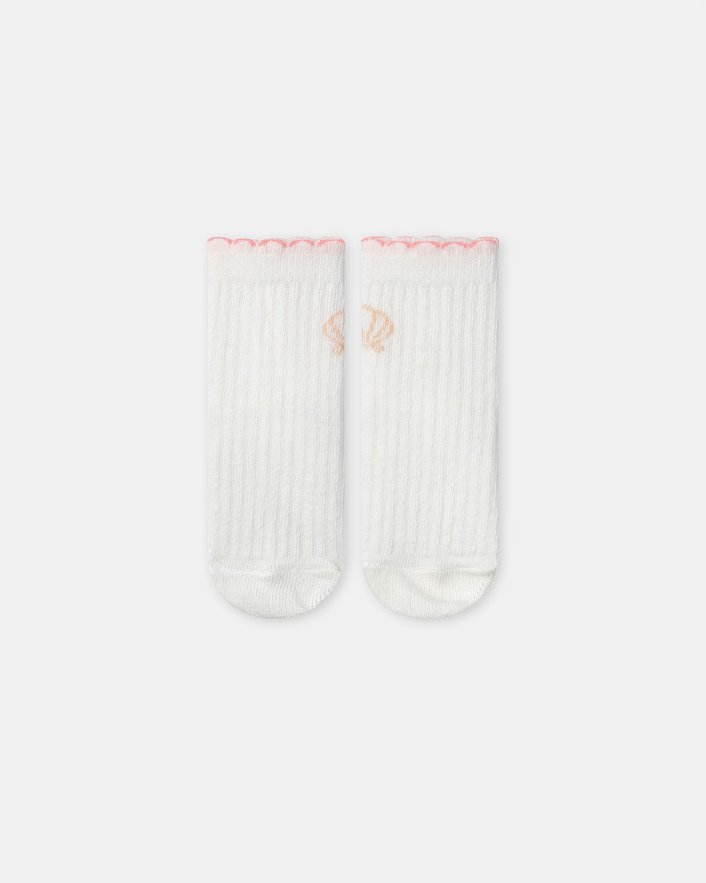 Ribbed shell socks Ecru colour  Sergent Major