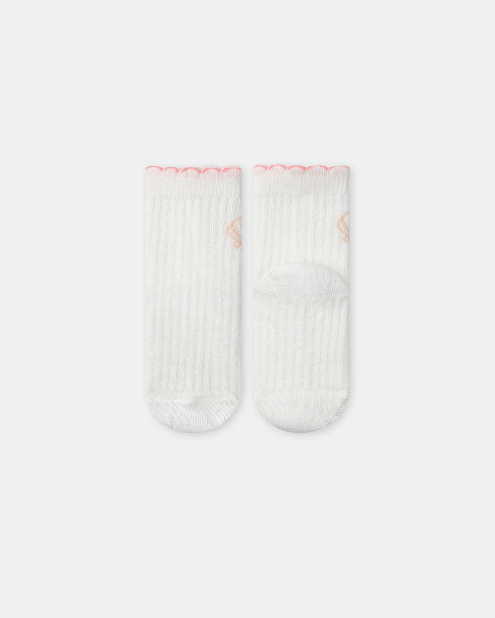Ribbed shell socks Ecru colour  Sergent Major