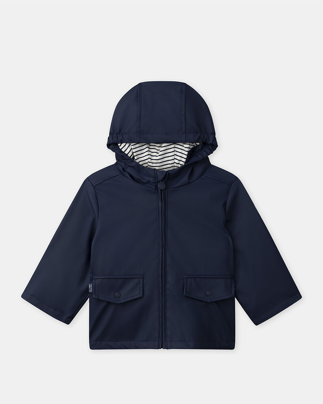 Unisex mid-season raincoat Navy blue colour  Sergent Major