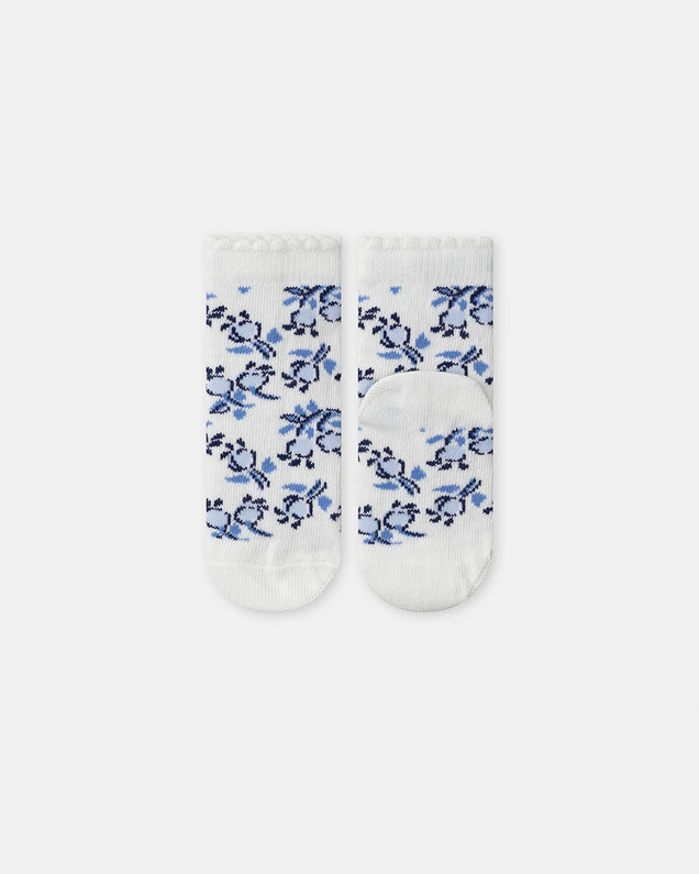 Set of 3 pairs of berry print socks Blue colour  Sergent Major