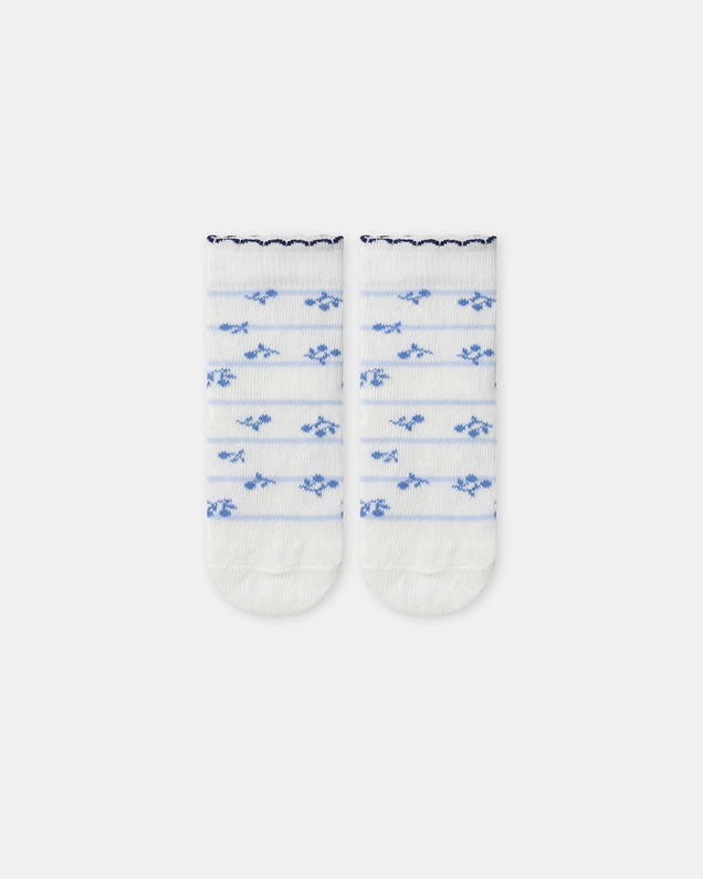 Set of 3 pairs of berry print socks Blue colour  Sergent Major