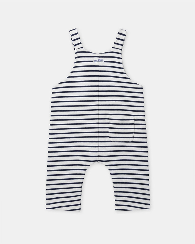Striped dungarees Navy blue colour  Sergent Major