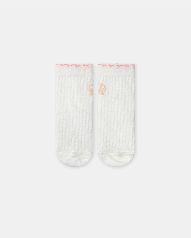 Ribbed shell socks Ecru colour  Sergent Major