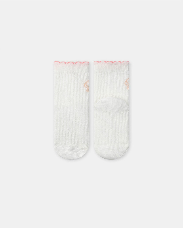Ribbed shell socks Ecru colour  Sergent Major
