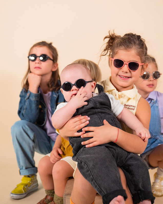 Diabola baby sunglasses 0-1 year Black colour  Ki Et La
