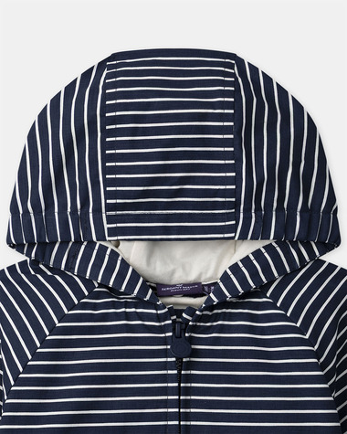 3-in-1 striped raincoat Navy blue colour  Sergent Major