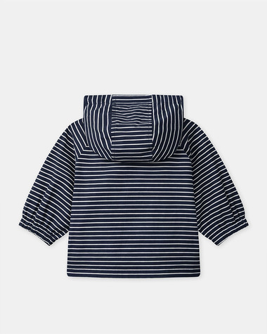 3-in-1 striped raincoat Navy blue colour  Sergent Major