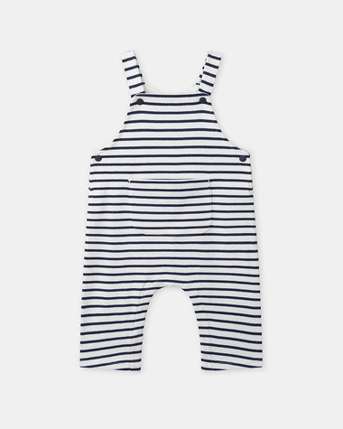 Striped dungarees Navy blue colour  Sergent Major