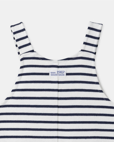 Striped dungarees Navy blue colour  Sergent Major