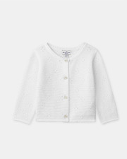 Openwork knit cardigan Ecru colour Sergent Major
