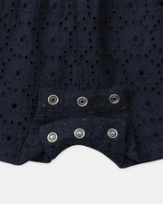Short ruffled jumpsuit Navy blue colour  Sergent Major