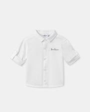 Shirt with roll-up sleeves Ecru colour  Sergent Major