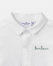 Shirt with roll-up sleeves Ecru colour  Sergent Major