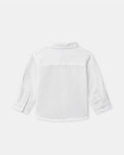Shirt with roll-up sleeves Ecru colour  Sergent Major