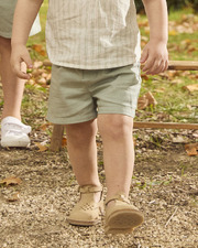 Canvas shorts Green colour Sergent Major