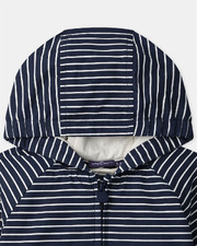 3-in-1 striped raincoat Navy blue colour  Sergent Major