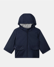 Unisex mid-season raincoat Navy blue colour Sergent Major