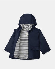 Unisex mid-season raincoat Navy blue colour Sergent Major