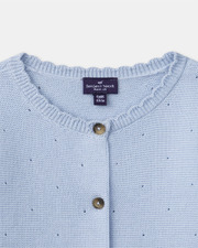 Cardigan with knots Blue colour  Sergent Major