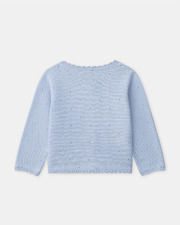 Cardigan with knots Blue colour  Sergent Major