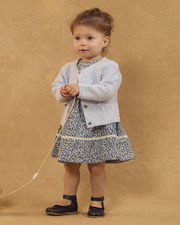 Cardigan with knots Blue colour  Sergent Major