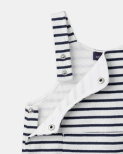 Striped dungarees Navy blue colour  Sergent Major