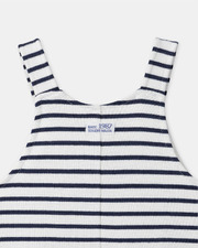 Striped dungarees Navy blue colour  Sergent Major
