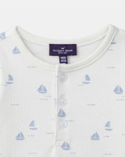 Boat print T-shirt Ecru colour  Sergent Major