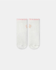 Ribbed shell socks Ecru colour  Sergent Major