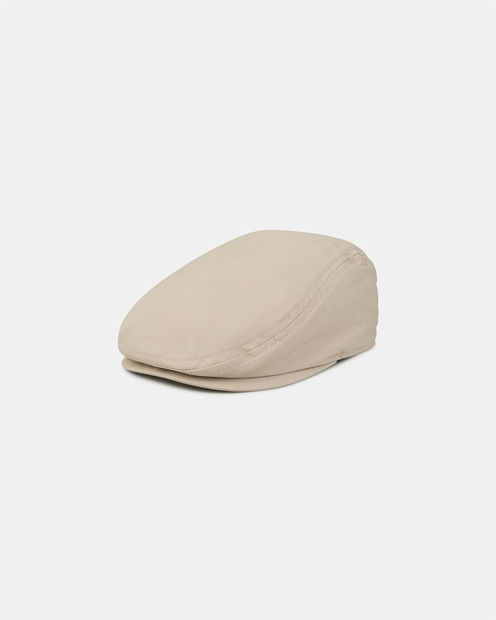 Newsboy cap Beige colour Sergent Major