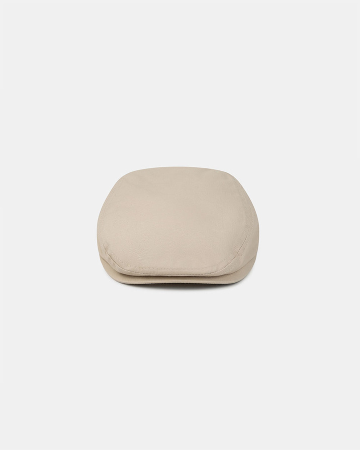 Newsboy cap Beige colour Sergent Major