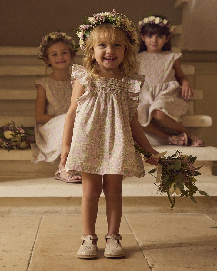 Floral print sleeveless dress Pink colour  Sergent Major