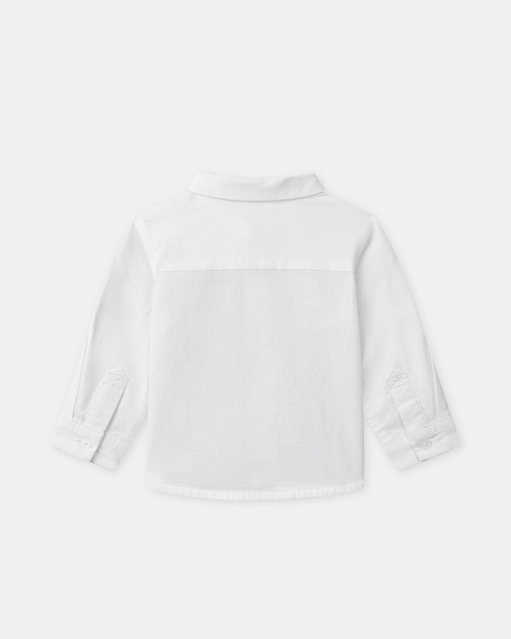 Shirt with roll-up sleeves Ecru colour  Sergent Major