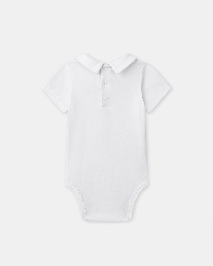 Striped dungarees and bodysuit set Beige colour  Sergent Major