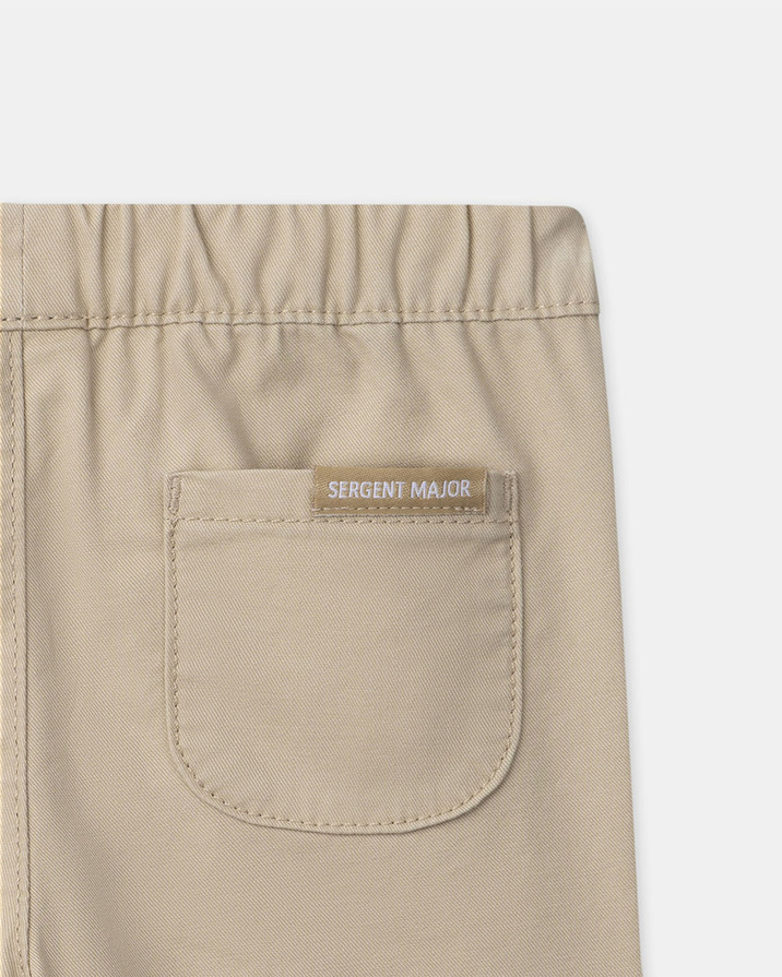 Straight-leg twill trousers Beige colour  Sergent Major