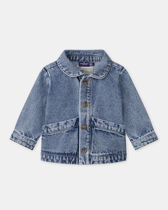 Unisex denim jacket Blue colour  Sergent Major