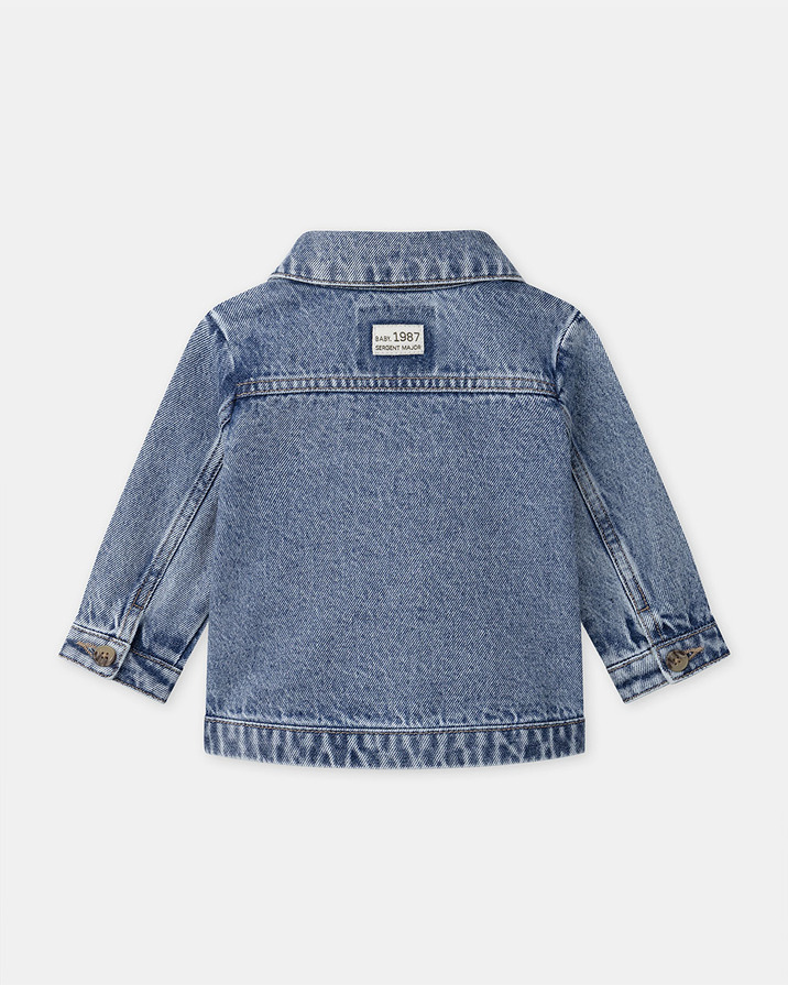 Unisex denim jacket Blue colour  Sergent Major