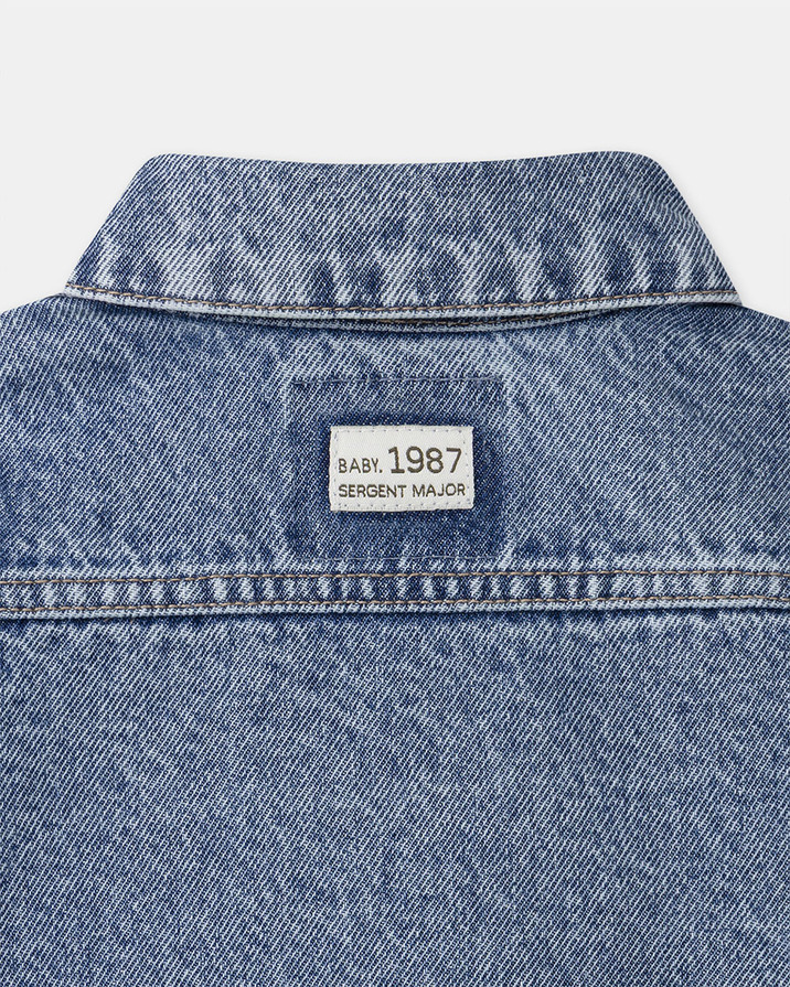 Unisex denim jacket Blue colour  Sergent Major