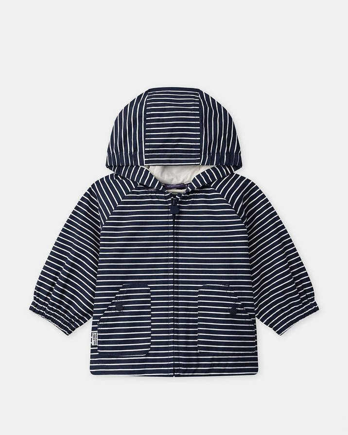 3-in-1 raincoat with stripes Navy blue colour Sergent Major