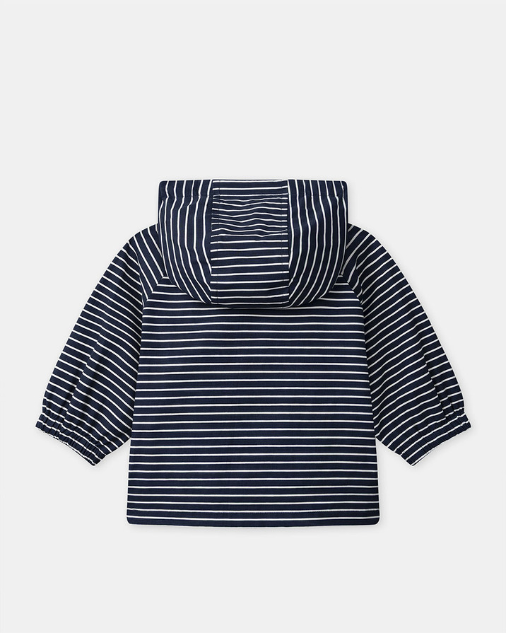 3-in-1 striped raincoat Navy blue colour  Sergent Major